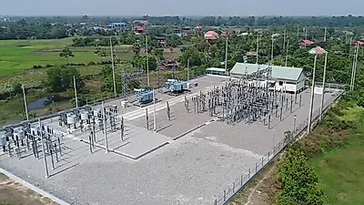 캄보디아-라오스 잇는 송전선로 개통...500KV 규모