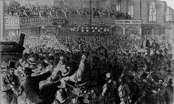 1869년 당시 미국 경제는 단 두 명의 강도귀족에 의해 큰 혼란에 빠졌다. 골드브로커