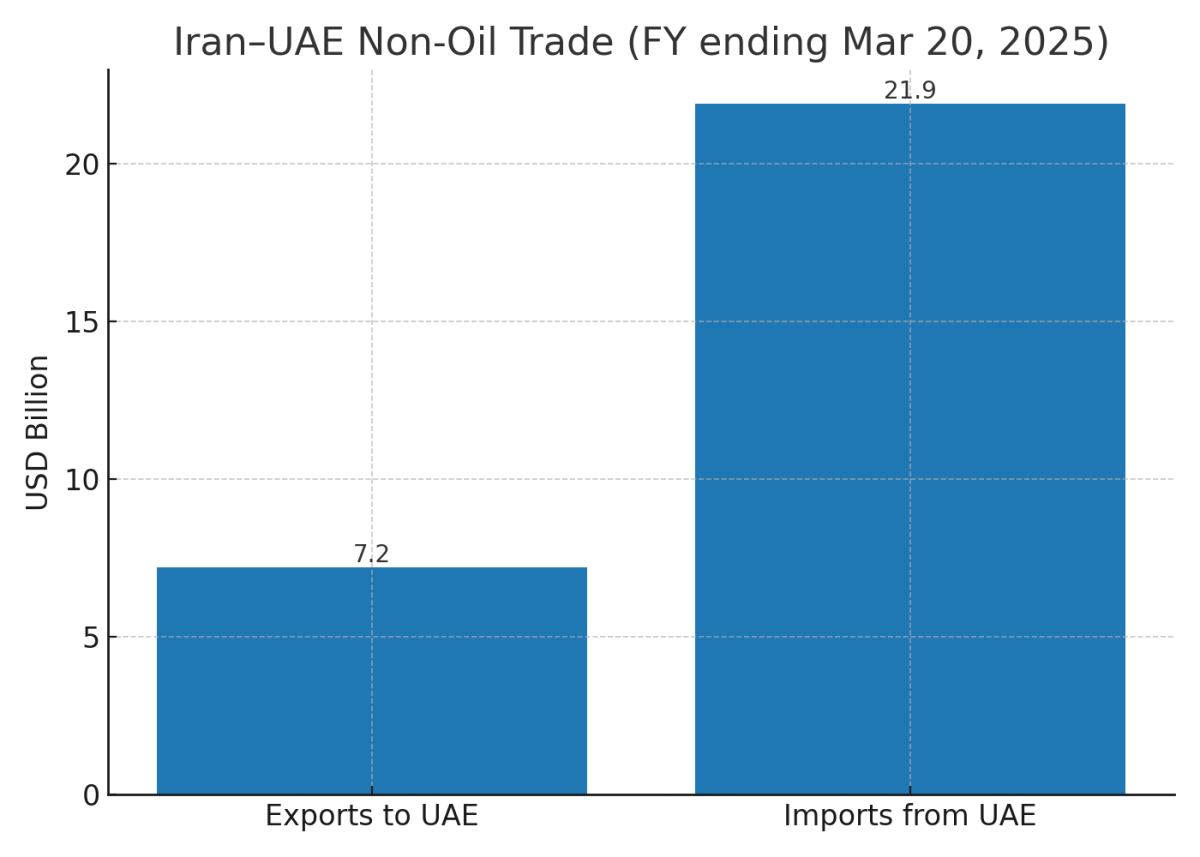 [기획-MENA 다이버전스] UAE, 이란 비석유 수출 3위국…양국 경제협력 확대 박차