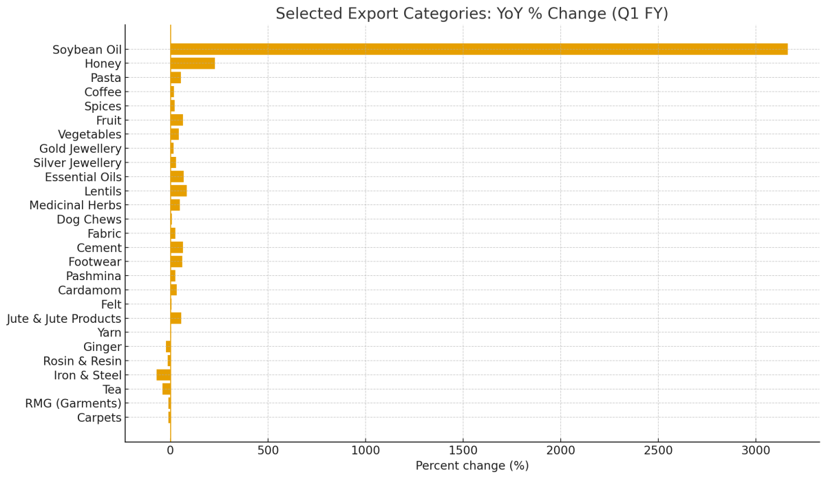 [기획-ASEAN 트레이드] 네팔 수출 호조 속 전략 품목 비중 2% 감소…‘콩기름 효과’ 한계 드러나